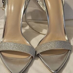 Glamorous Silver Women's Heels. #137